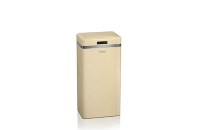 Swan Sensor Bin - Cream.